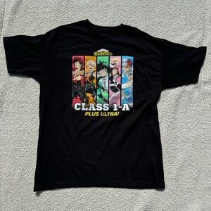 My Hero Academia Plus Ultra Anime Official Licensed Short Sleeve Shirt Sz XL NWT